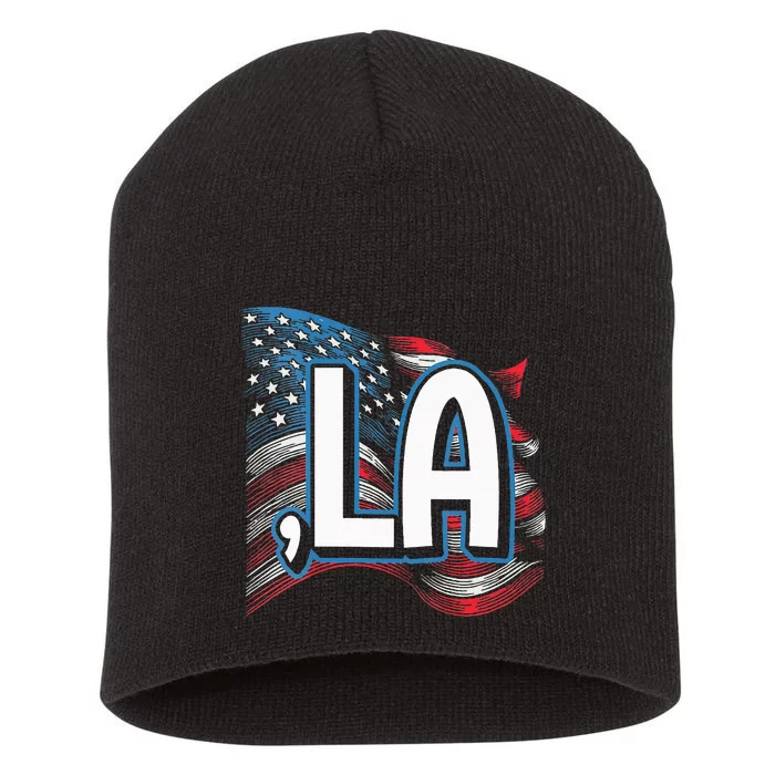 Comma La Kamala Harris 2024 Short Acrylic Beanie