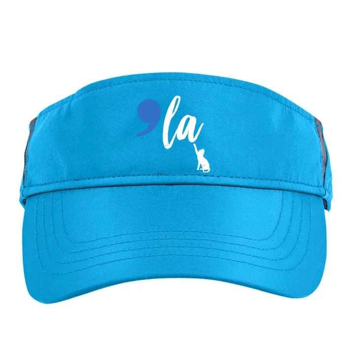 Comma La Kamala Harris Childless Cat Lady Adult Drive Performance Visor