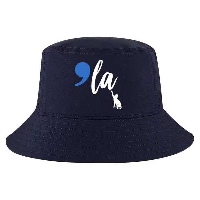 Comma La Kamala Harris Childless Cat Lady Cool Comfort Performance Bucket Hat