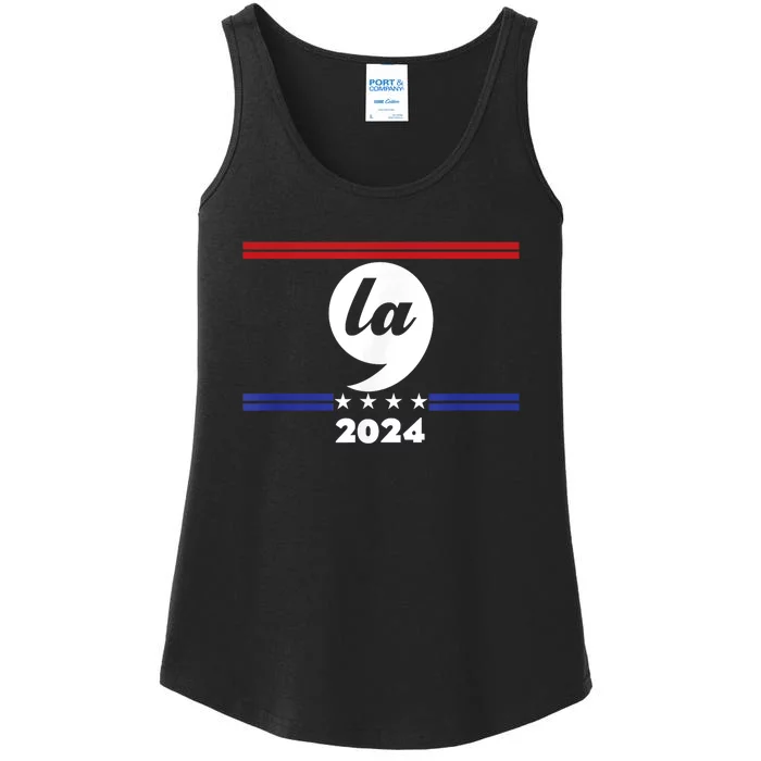 Comma La Kamala Harris 2024 Election Ladies Essential Tank