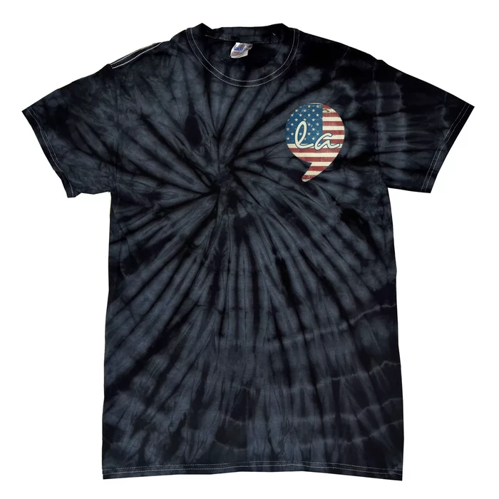 Comma La Kamala Harris For President 2024 Election Comma La Tie-Dye T-Shirt