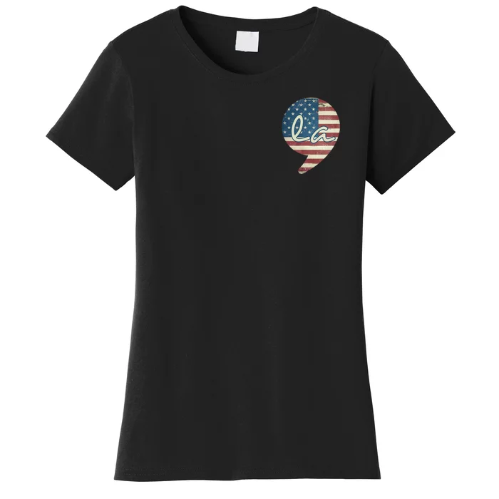 Comma La Kamala Harris For President 2024 Election Comma La Women's T-Shirt