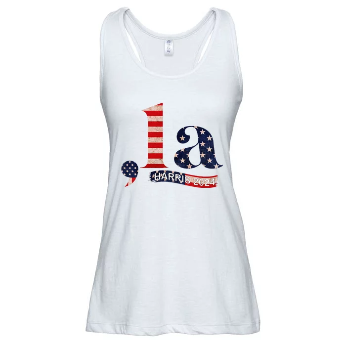 Comma La Kamala Harris For President 2024 Funny Kamala Us Ladies Essential Flowy Tank