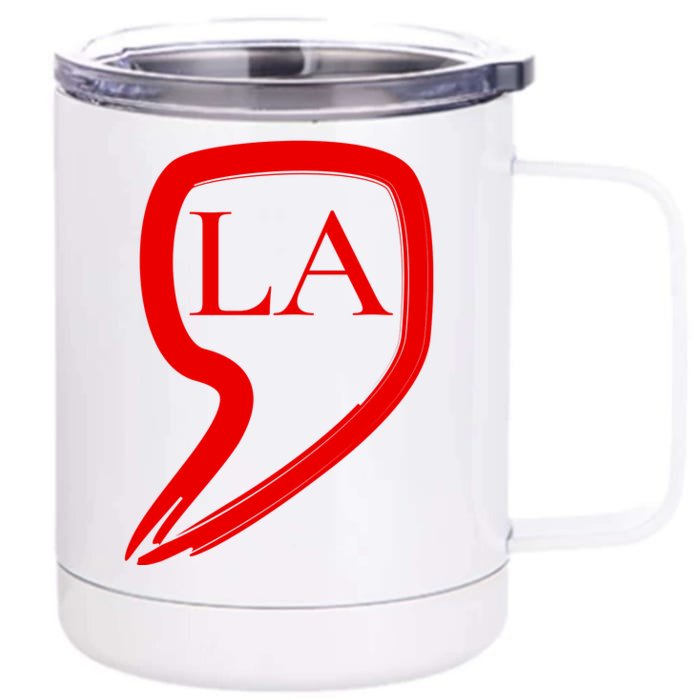 Comma La Kamala Harris Front & Back 12oz Stainless Steel Tumbler Cup