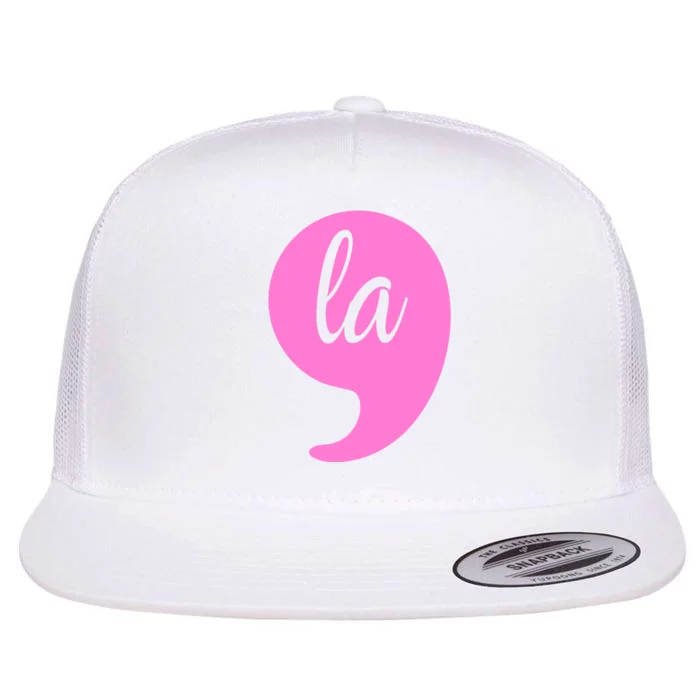 Comma La Kamala Harris Flat Bill Trucker Hat