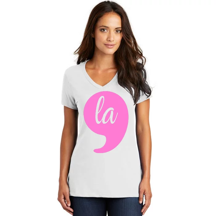 Comma La Kamala Harris Women's V-Neck T-Shirt