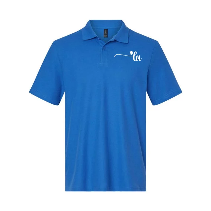 Comma La Kamala Harris Election Softstyle Adult Sport Polo