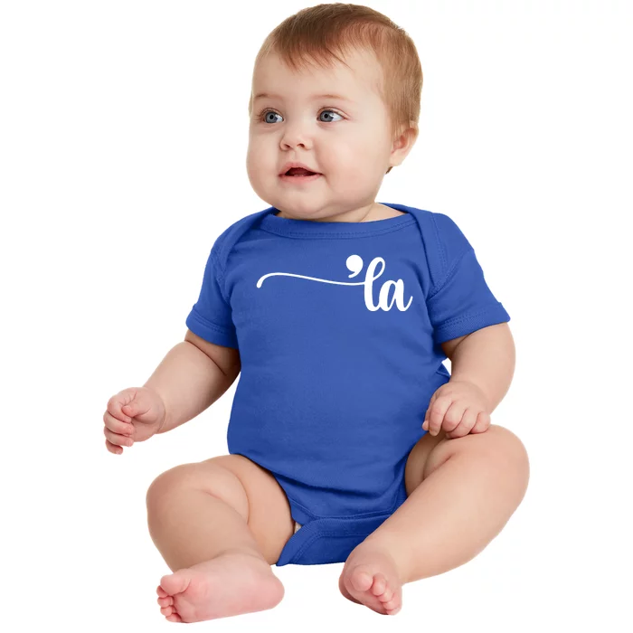 Comma La Kamala Harris Election Baby Bodysuit