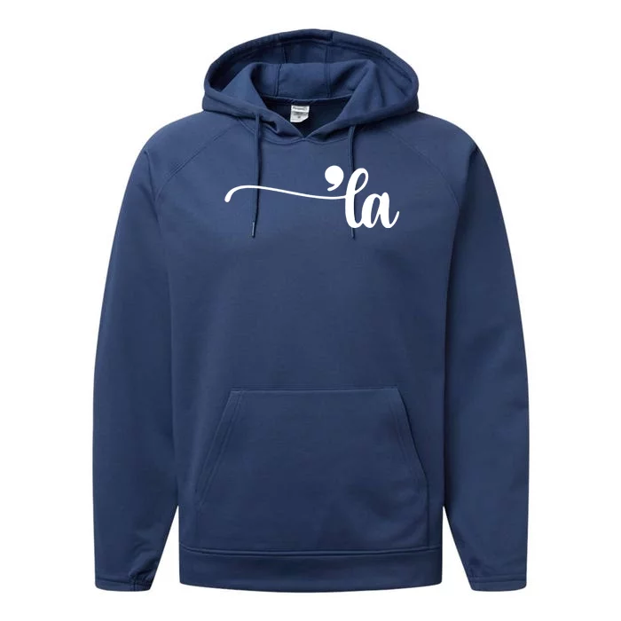 Comma La Kamala Harris Election Performance Fleece Hoodie