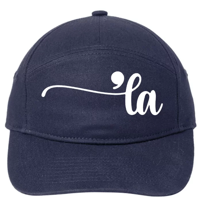 Comma La Kamala Harris Election 7-Panel Snapback Hat