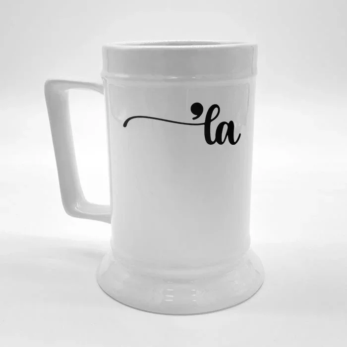 Comma La Kamala Harris Election Front & Back Beer Stein