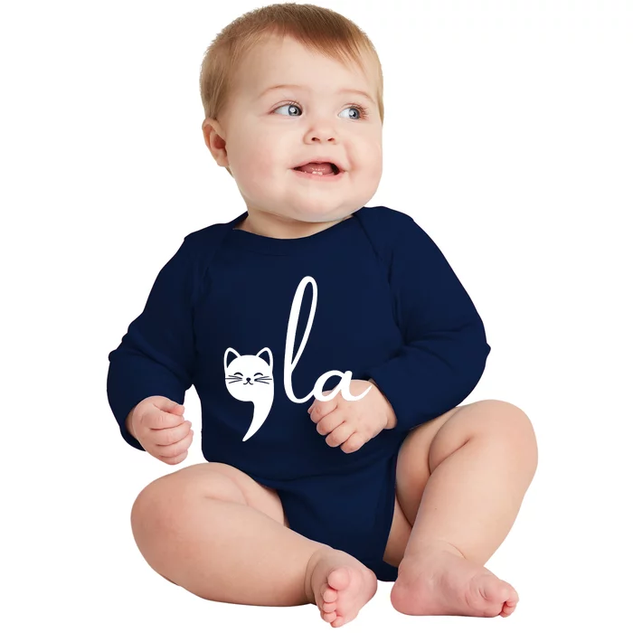 Comma La Kamala Baby Long Sleeve Bodysuit