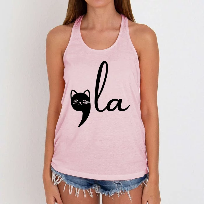 Comma La Kamala Women's Knotted Racerback Tank