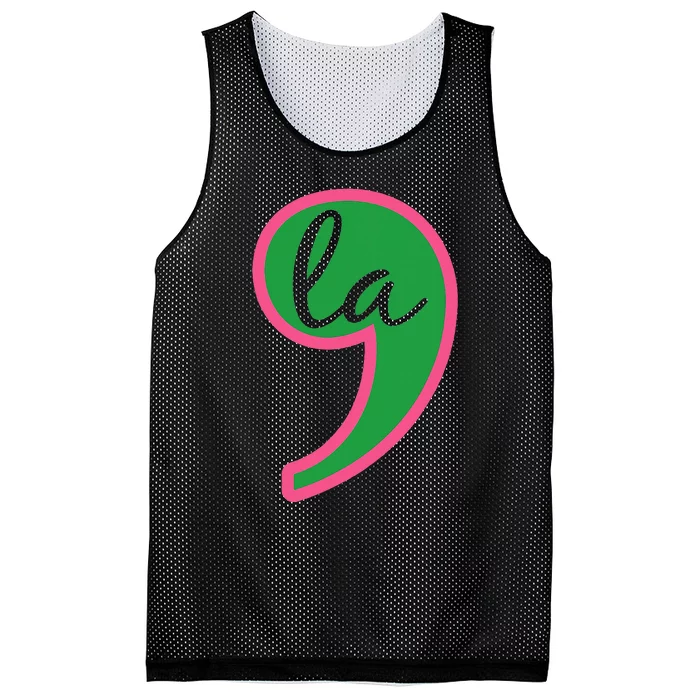 Comma La Kamala Harris Vote 2024 Mesh Reversible Basketball Jersey Tank