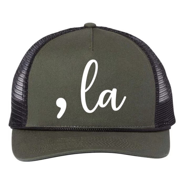 Comma La Kamala Gift Retro Rope Trucker Hat Cap