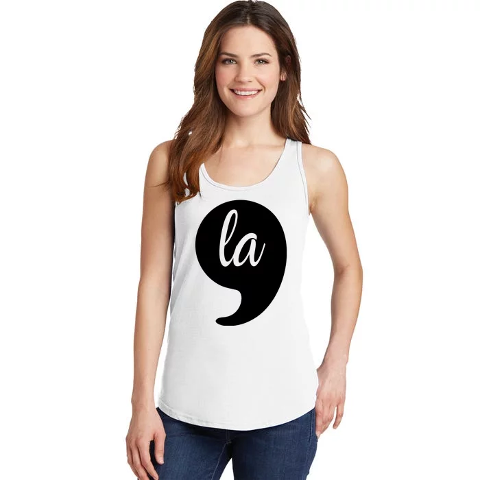 Comma La Kamala Harris For President 2024 Election Ladies Essential Tank