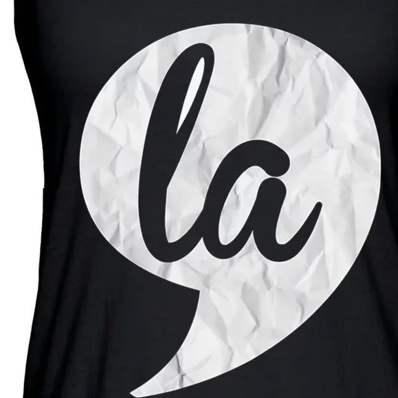 Comma + La Kamala Harris Vp 2020 Election Aka Soror Voting Ladies Essential Flowy Tank