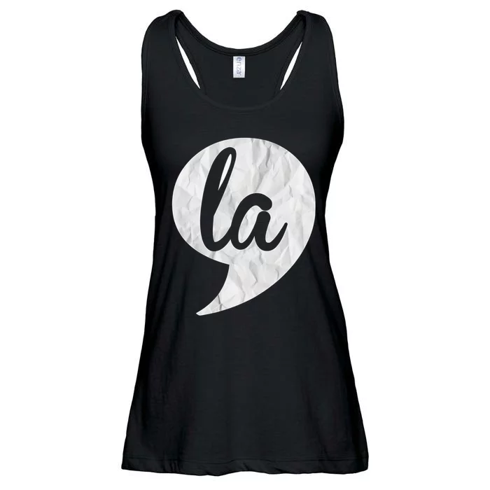 Comma + La Kamala Harris Vp 2020 Election Aka Soror Voting Ladies Essential Flowy Tank