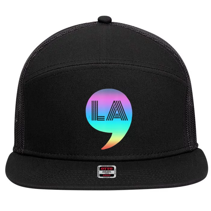 Comma La Kamala Harris 7 Panel Mesh Trucker Snapback Hat