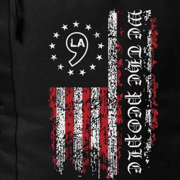 Comma La Kamala Harris 2024 We The People Us Flag Daily Commute Backpack