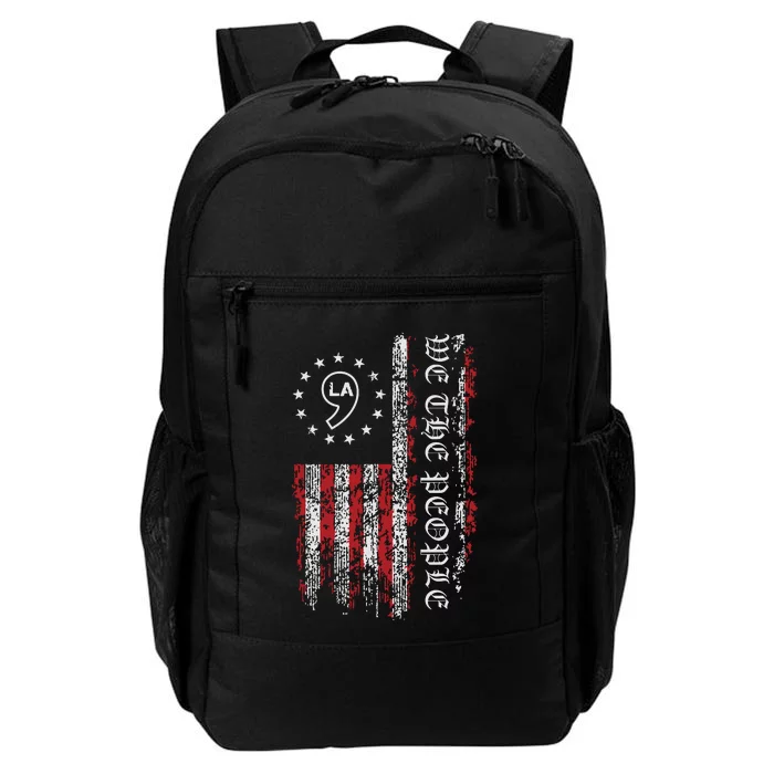 Comma La Kamala Harris 2024 We The People Us Flag Daily Commute Backpack