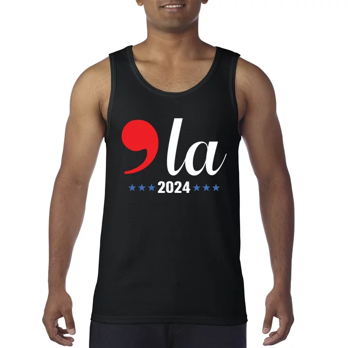 Comma La Kamala Harris For President 2024 Election Tank Top