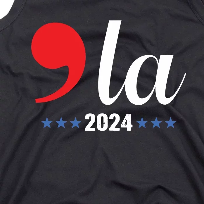 Comma La Kamala Harris For President 2024 Election Tank Top