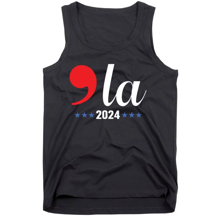 Comma La Kamala Harris For President 2024 Election Tank Top