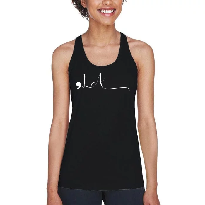 Comma La Kamala Harris Women's Racerback Tank