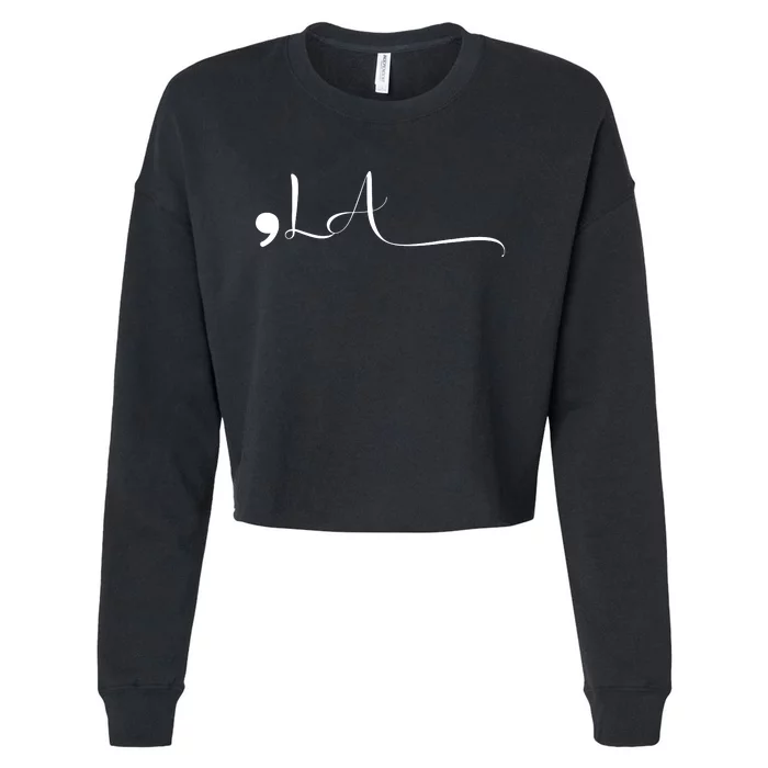 Comma La Kamala Harris Cropped Pullover Crew