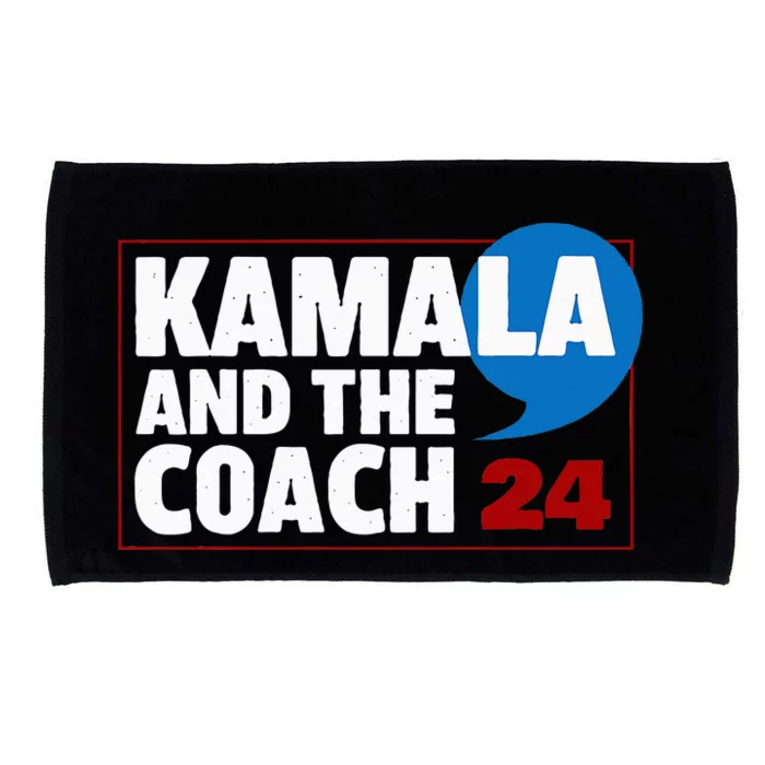 Comma La Kamala Harris 2024 Election Usa La Comma President Microfiber Hand Towel