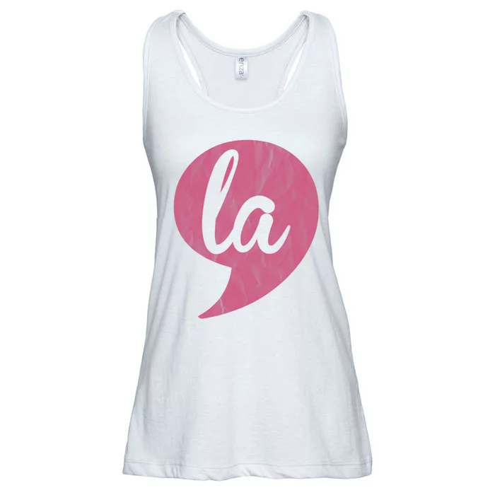 Comma + La Kamala Harris Vp 2024 Election Aka Soror Voting Ladies Essential Flowy Tank