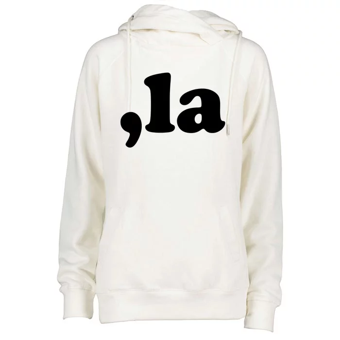 Comma La Kamala Harris Womens Funnel Neck Pullover Hood