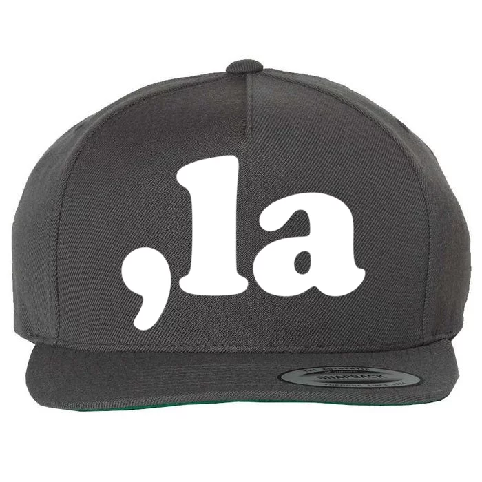 Comma La Kamala Harris Wool Snapback Cap