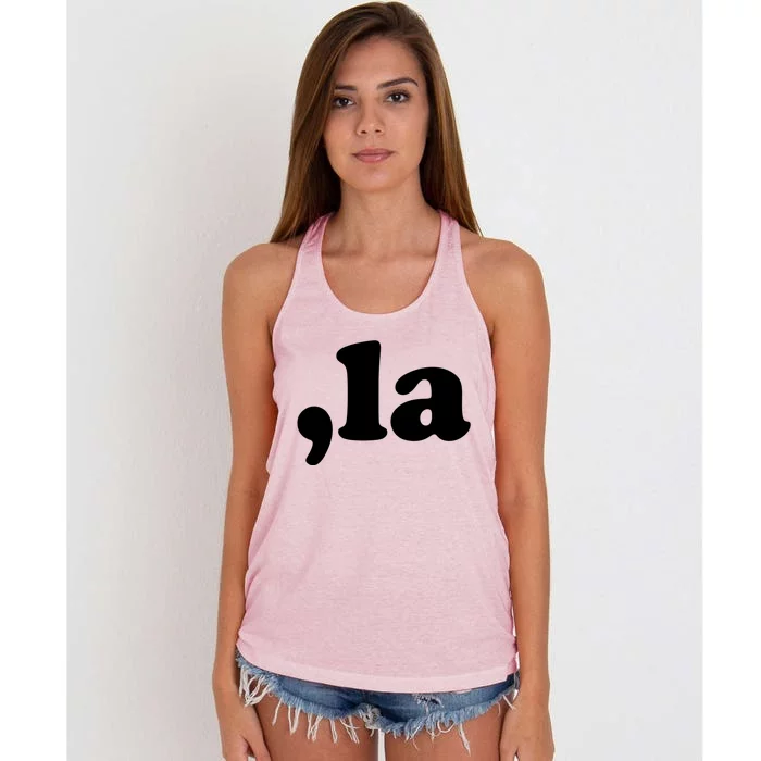 Comma La Kamala Harris Women's Knotted Racerback Tank