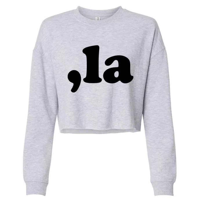 Comma La Kamala Harris Cropped Pullover Crew