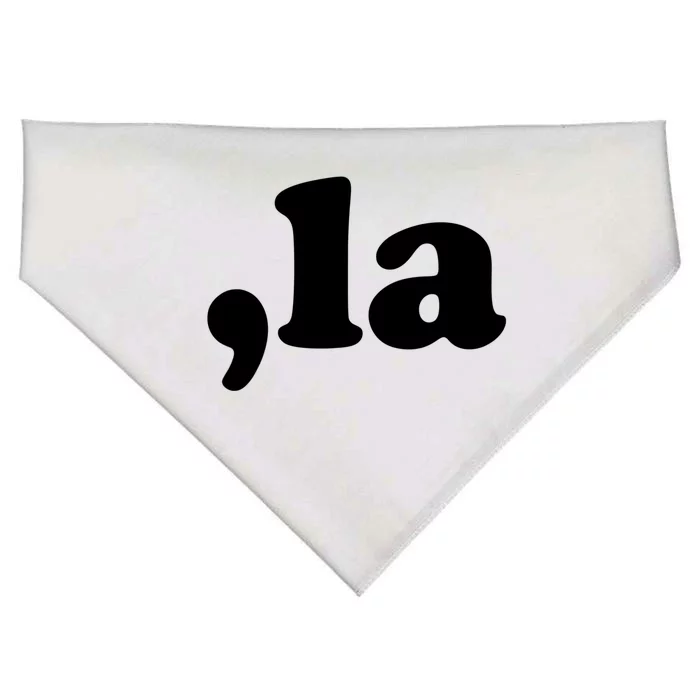 Comma La Kamala Harris USA-Made Doggie Bandana