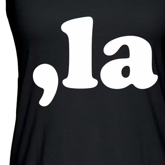 Comma La Kamala Harris Ladies Essential Flowy Tank