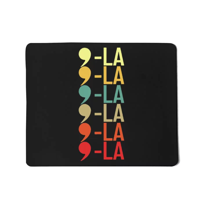 Comma La Kamala Harris President 2024 Vintage Election Mousepad