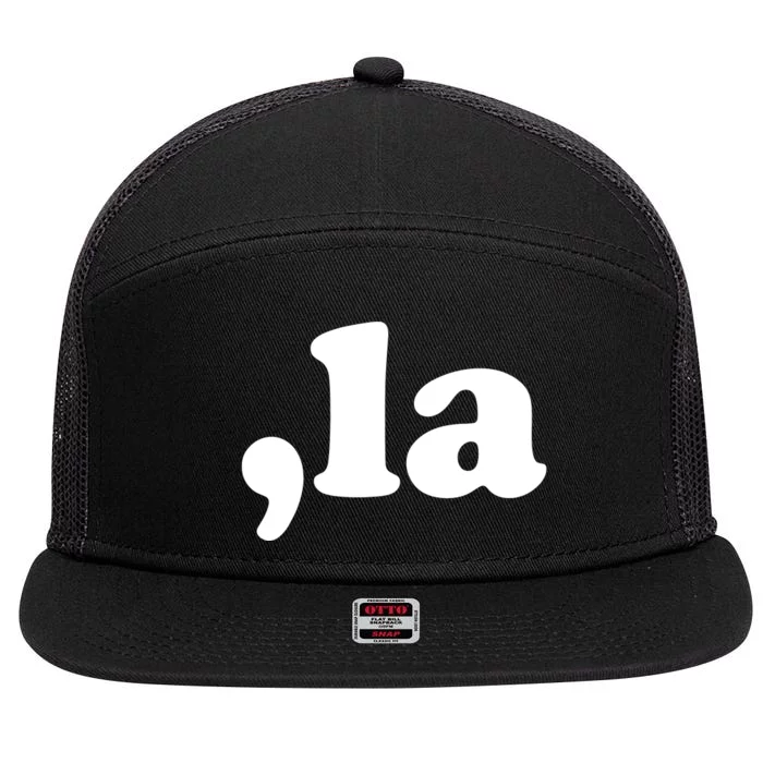 Comma La Kamala Harris 7 Panel Mesh Trucker Snapback Hat