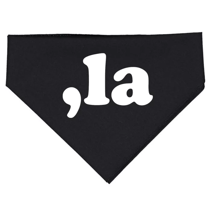 Comma La Kamala Harris USA-Made Doggie Bandana