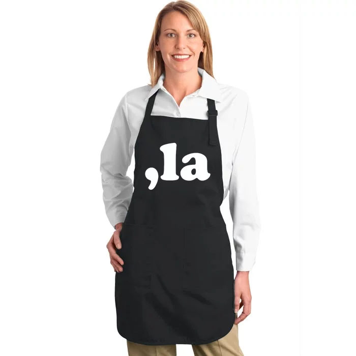 Comma La Kamala Harris Full-Length Apron With Pocket