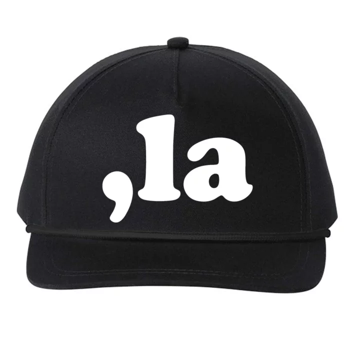 Comma La Kamala Harris Snapback Five-Panel Rope Hat