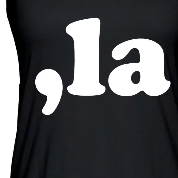 Comma La Kamala Harris Ladies Essential Flowy Tank