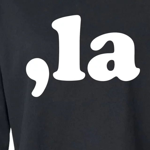 Comma La Kamala Harris Cropped Pullover Crew