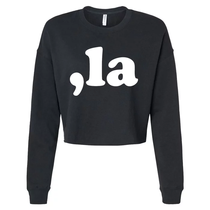 Comma La Kamala Harris Cropped Pullover Crew