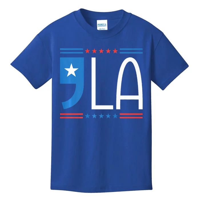 Comma La Kamala Harris Kids T-Shirt