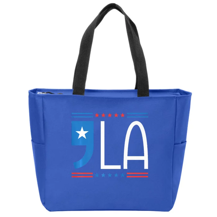 Comma La Kamala Harris Zip Tote Bag