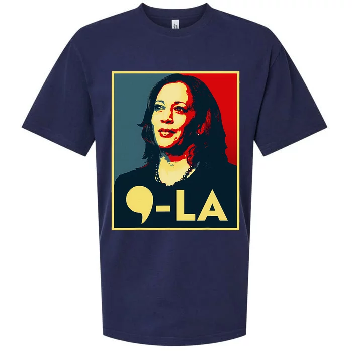 Comma La Kamala Harris 2024 Vote For 2024 President Sueded Cloud Jersey T-Shirt