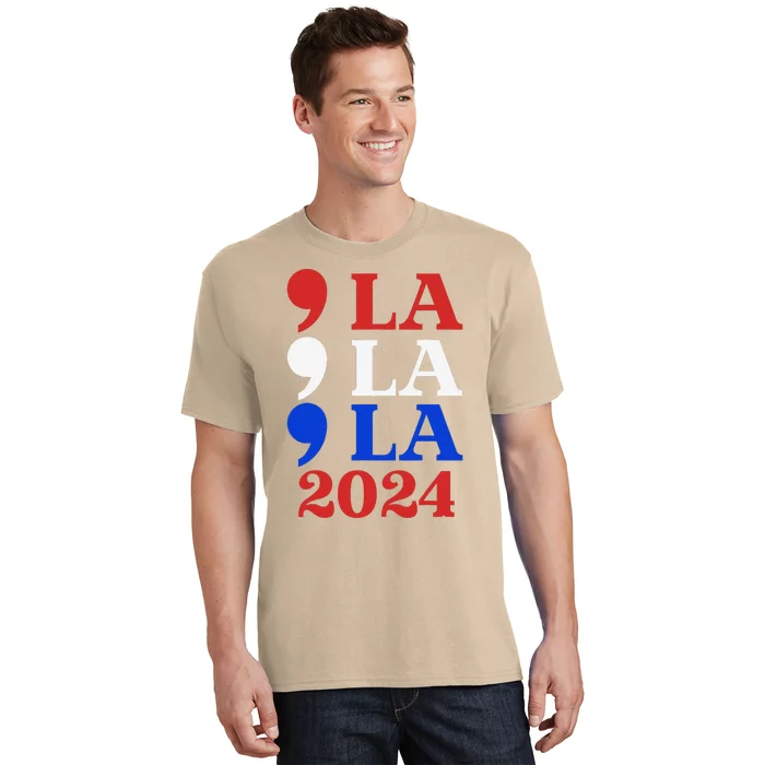 Comma La Kamala Vote For 2024 President Kamalah Arris T-Shirt